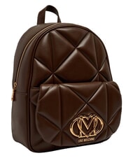 LOVE MOSCHINO EMBOSSED QUILTED Quilted backpack brown - Women&rsquo;s Bags - 3