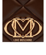 LOVE MOSCHINO EMBOSSED QUILTED Quilted backpack brown - Women&rsquo;s Bags - 7