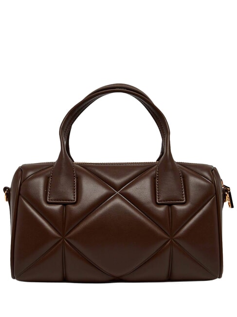 EMBOSSED QUILTED Handbag, with shoulder strap brown - Women&rsquo;s Bags