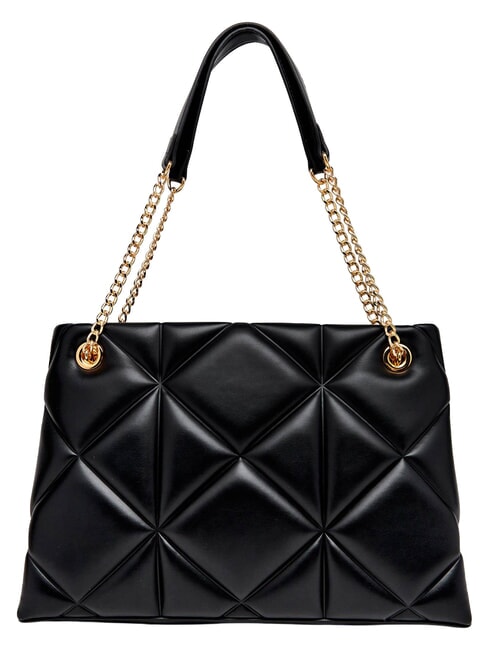 EMBOSSED QUILTED Shoulder bag, double handle Black - Women&rsquo;s Bags