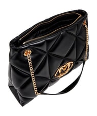 LOVE MOSCHINO EMBOSSED QUILTED Shoulder bag, double handle Black - Women&rsquo;s Bags - 5