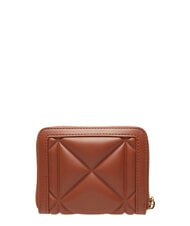 LOVE MOSCHINO EMBOSSED QUILTED Medium wallet, ziparound brown - Women&rsquo;s Wallets - 2