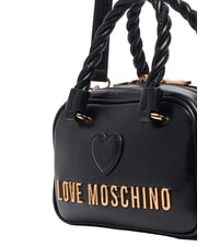 LOVE MOSCHINO TWIRL Mini handbag, with shoulder strap Black - Women&rsquo;s Bags - 5