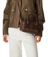 LOVE MOSCHINO TWIRL Mini handbag, with shoulder strap brown/brown - Women&rsquo;s Bags - 2