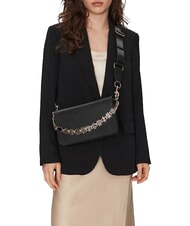 LOVE MOSCHINO CITY CORE Shoulder bag, double portability Black - Women&rsquo;s Bags - 9