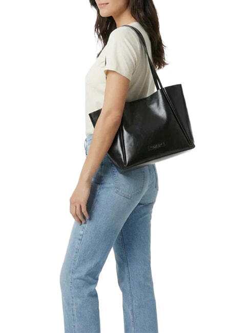 MAGDA Shoulder bag, leather Black Gold - Women&rsquo;s Bags