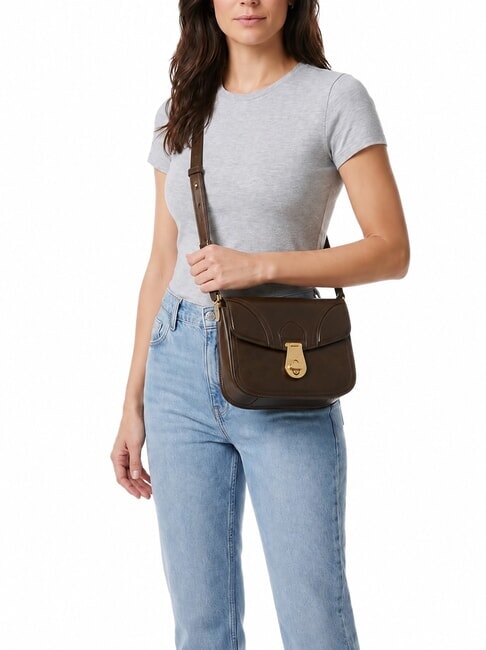 MIA Mini shoulder bag mocha with gold - Women&rsquo;s Bags