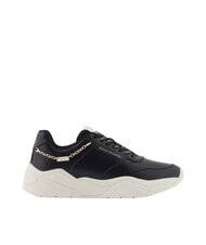 ARMANI EXCHANGE A|X Chain  Leather sneakers black+black - Women&rsquo;s shoes - 2