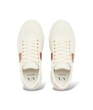 ARMANI EXCHANGE KURT Sneakers off-white + glazed ginger - Unisex shoes - 4