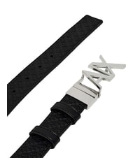 ARMANI EXCHANGE A|X Reversible and adjustable belt black - Belts - 2