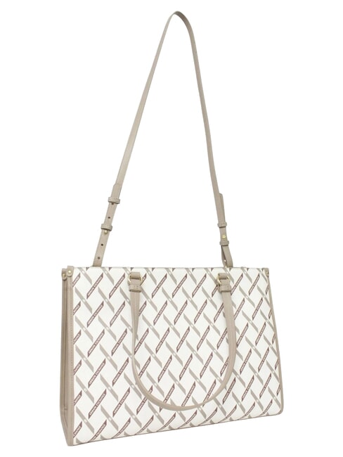 A|X LOGO ALL OVER Shoulder bag, with shoulder strap off white / sand - Women&rsquo;s Bags