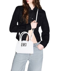 ARMANI EXCHANGE JODIE Mini satchel bag off-white - Women&rsquo;s Bags - 6