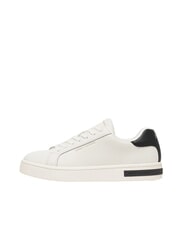ARMANI EXCHANGE A|X Leather sneakers off white + black - Women&rsquo;s shoes - 2
