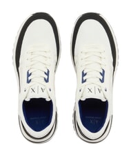 ARMANI EXCHANGE DUSSELDORF Sneakers Man off white + black - Men&rsquo;s shoes - 4