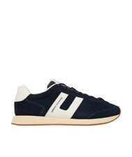 ARMANI EXCHANGE ROUND Leather sneakers deep navy + off-white - Men&rsquo;s shoes - 2