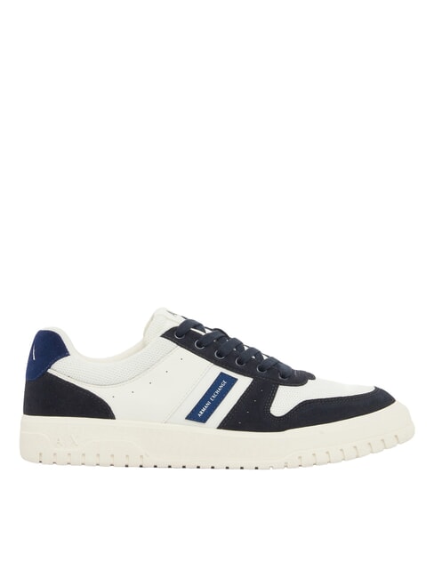 DUCK Leather sneakers deep navy + bellwether blue + off - Men&rsquo;s shoes