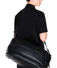 ARMANI EXCHANGE MADRID Duffel bag with shoulder strap black - Duffle bags - 2