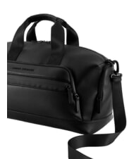ARMANI EXCHANGE MADRID Duffel bag with shoulder strap black - Duffle bags - 5
