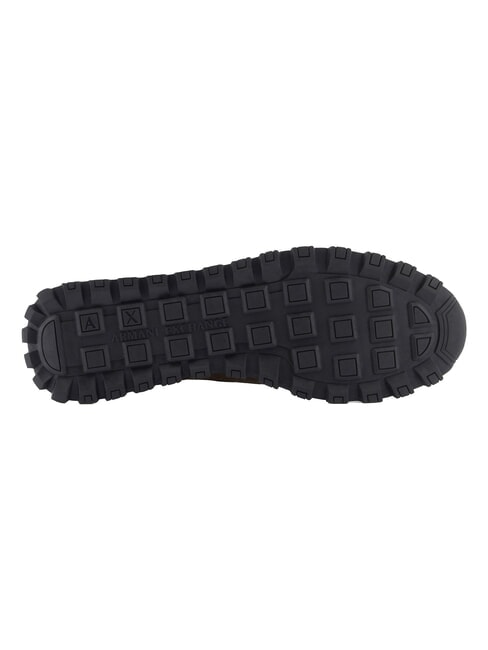 DROP MICROSUEDE Sneakers with contrasting logo musk + off-white - Men&rsquo;s shoes