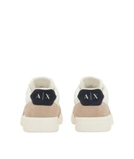 ARMANI EXCHANGE DUCK Leather sneakers earth+deep navy+off white - Men&rsquo;s shoes - 3
