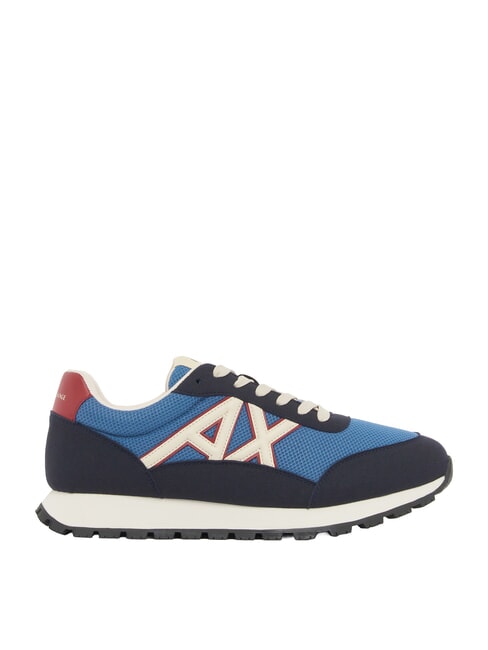 DROP MICROSUEDE Sneakers with contrasting logo deep navy + china blue - Men&rsquo;s shoes