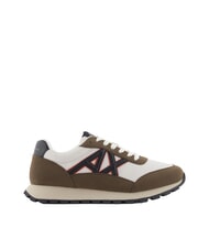 ARMANI EXCHANGE DROP MICROSUEDE Sneakers with contrasting logo musk + off-white - Men&rsquo;s shoes - 2