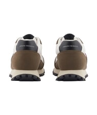 ARMANI EXCHANGE DROP MICROSUEDE Sneakers with contrasting logo musk + off-white - Men&rsquo;s shoes - 3