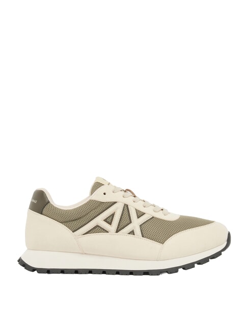 DROP MICROSUEDE Sneakers with contrasting logo cream+winter twing - Men&rsquo;s shoes