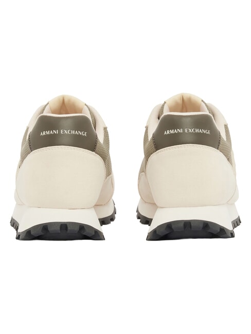 DROP MICROSUEDE Sneakers with contrasting logo cream+winter twing - Men&rsquo;s shoes