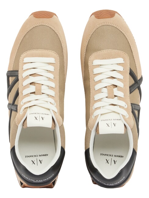 ROYALE SUEDE AIR MESH AX logo leather sneakers soul+black - Men&rsquo;s shoes