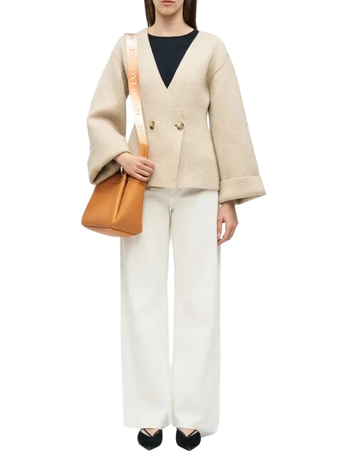 WAVE Handbag with shoulder strap ramie - Women&rsquo;s Bags