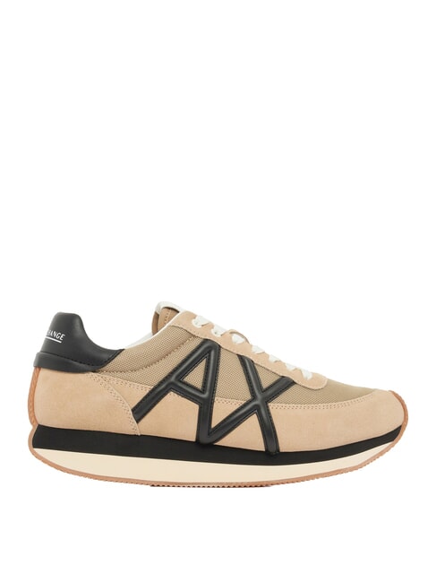 ROYALE SUEDE AIR MESH AX logo leather sneakers soul+black - Men&rsquo;s shoes