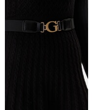 GUESS HANA  Cable knit dress jetbla - Woman Clothes - 3