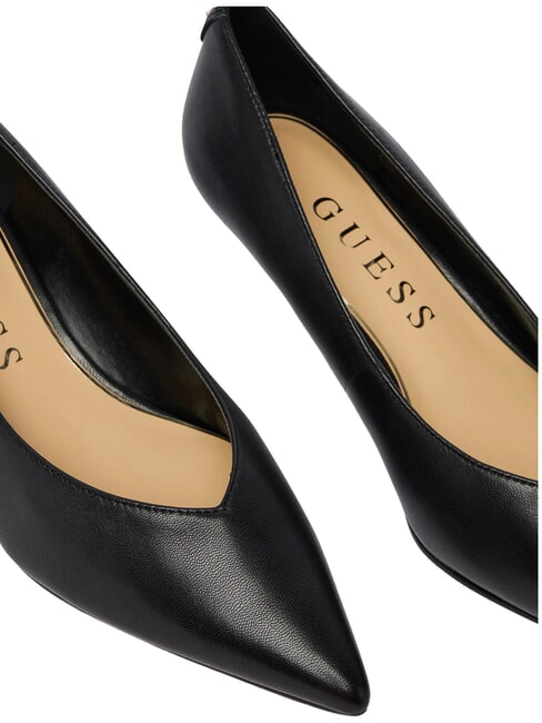 CASEN Leather d&eacute;collet&eacute; BLACK - Women&rsquo;s shoes