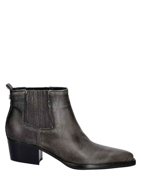 WYNIE Leather ankle boots, 4.5cm heel BLACK - Women&rsquo;s shoes