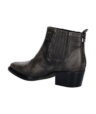 GUESS WYNIE Leather ankle boots, 4.5cm heel BLACK - Women&rsquo;s shoes - 3