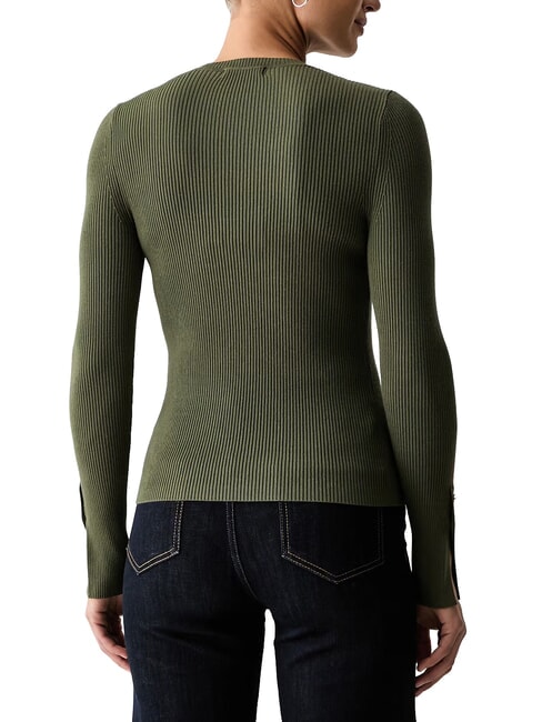 ELLIE Crew neck sweater olive morning - Women's Sweaters