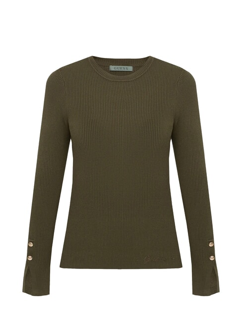 ELLIE Crew neck sweater olive morning - Women's Sweaters