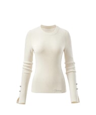GUESS ELLIE Crew neck sweater cremwhi - Women's Sweaters - 3