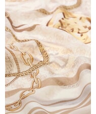 GUESS PRINTED Chain pattern scarf OFFWHITE - Scarves - 3