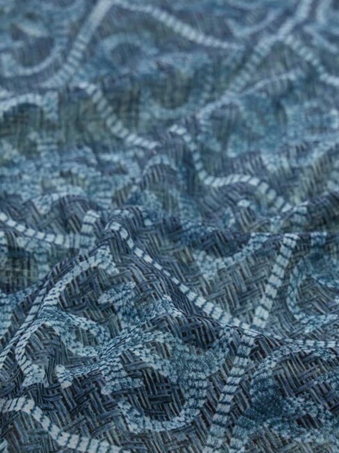 KRISTEN Scarf with geometric pattern jeans - Scarves