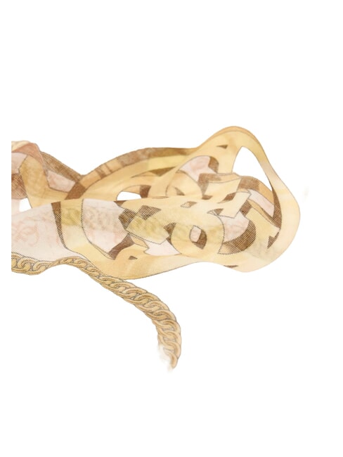PRINTED Chain pattern scarf ROSE - Scarves