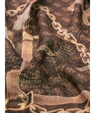 GUESS PRINTED Chain pattern scarf MULTI - Scarves - 3