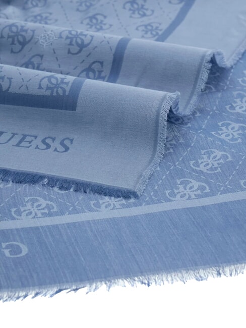 JACQUARD Monogram scarf placid blue - Scarves