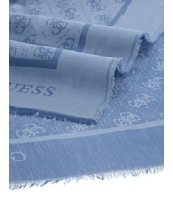 GUESS JACQUARD Monogram scarf placid blue - Scarves - 2