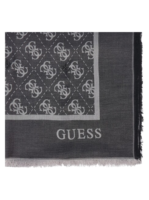 JACQUARD Monogram scarf BLACK - Scarves