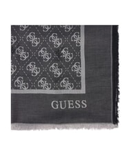 GUESS JACQUARD Monogram scarf BLACK - Scarves - 3