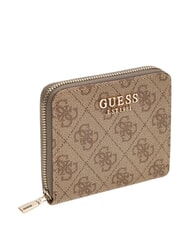 GUESS COLEEN Compact, zip-around wallet MILK LOGO - Women&rsquo;s Wallets - 3