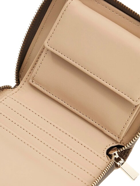 COLEEN Compact, zip-around wallet MILK LOGO - Women&rsquo;s Wallets