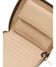 GUESS COLEEN Compact, zip-around wallet MILK LOGO - Women&rsquo;s Wallets - 4